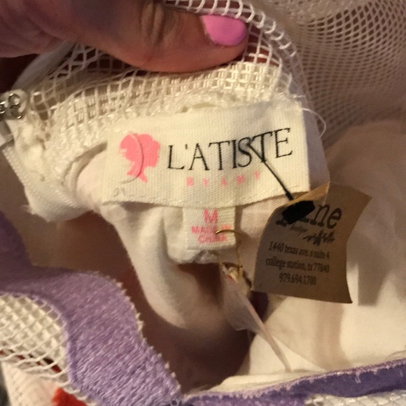 White floral romper - Picture 3 of 4